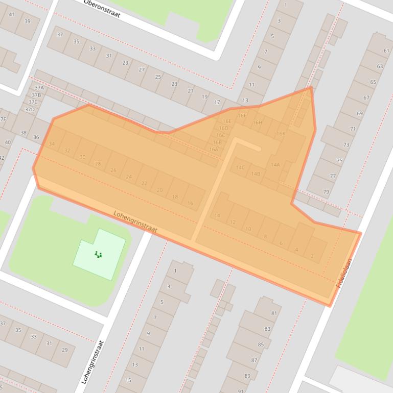 Kaart van postcodegebied 1183RE.