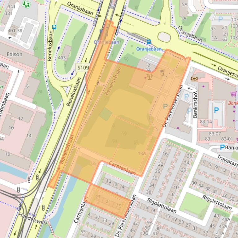 Kaart van postcodegebied 1183RH.