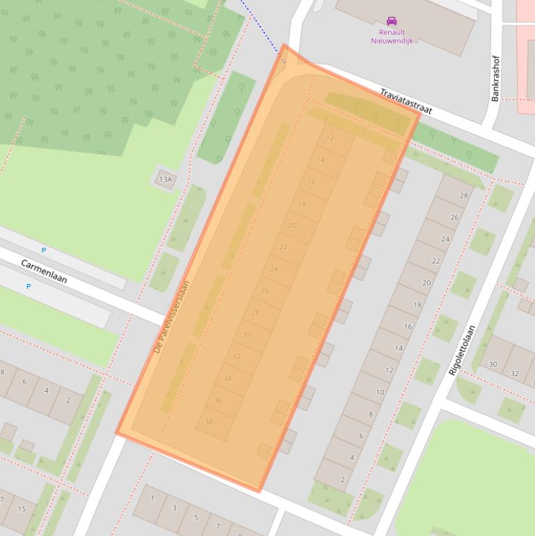 Kaart van postcodegebied 1183RL.