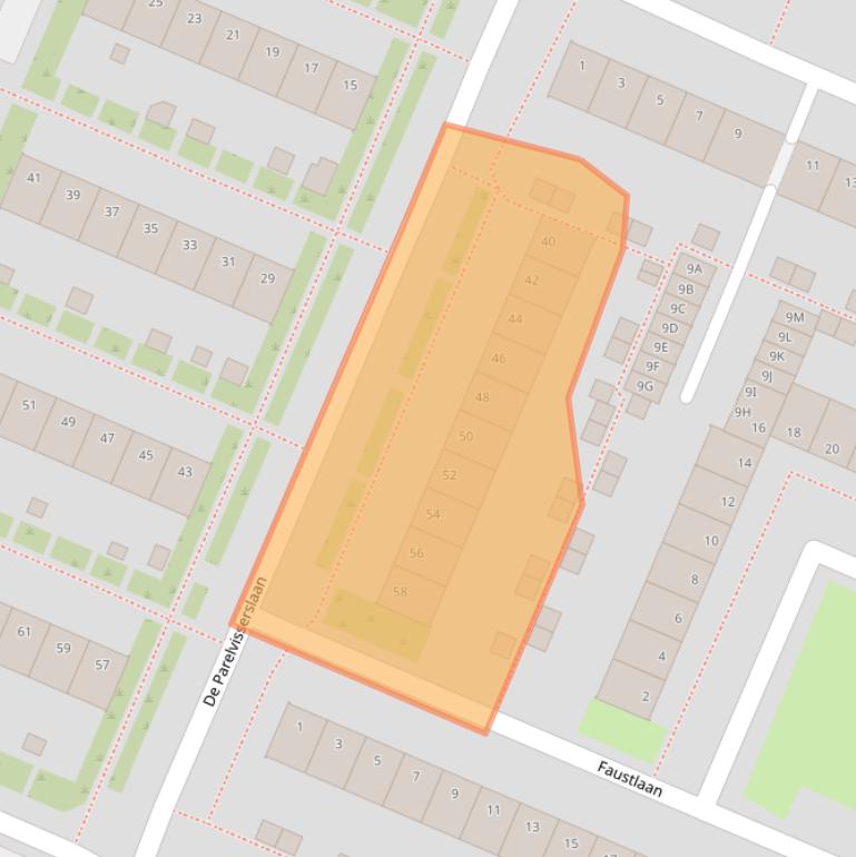 Kaart van postcodegebied 1183RM.