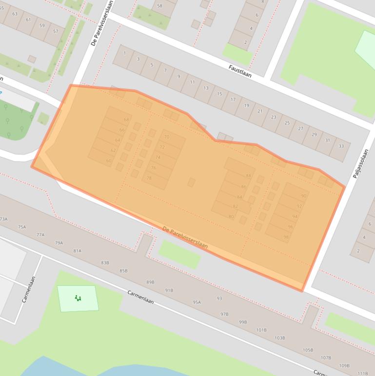 Kaart van postcodegebied 1183RN.