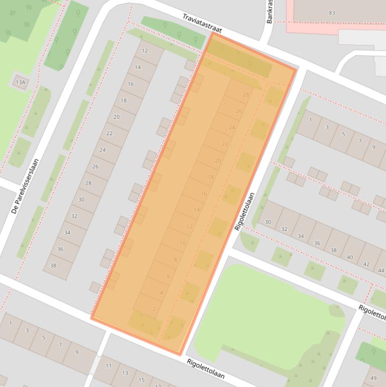 Kaart van postcodegebied 1183RT.