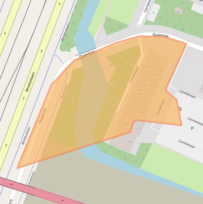 Kaart van postcodegebied 1183SK.