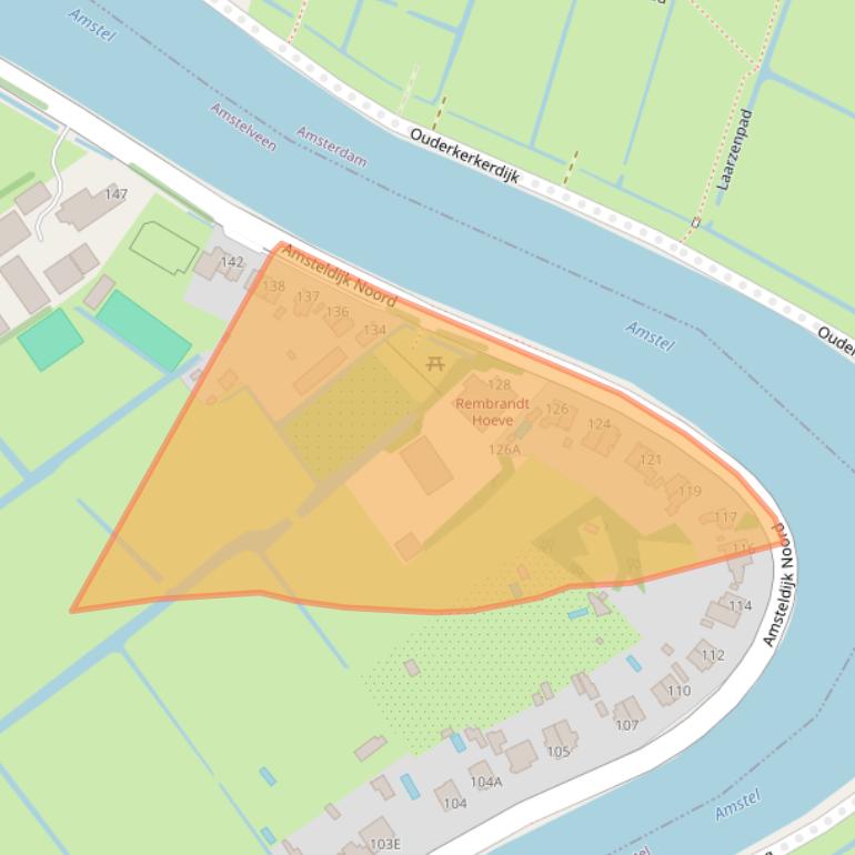 Kaart van postcodegebied 1183TJ.