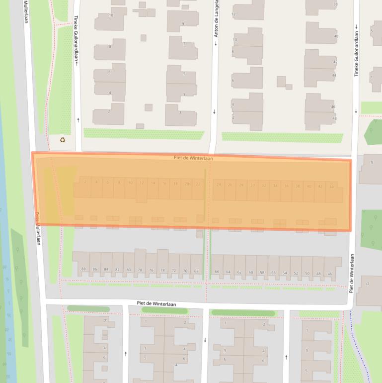 Kaart van postcodegebied 1183WB.