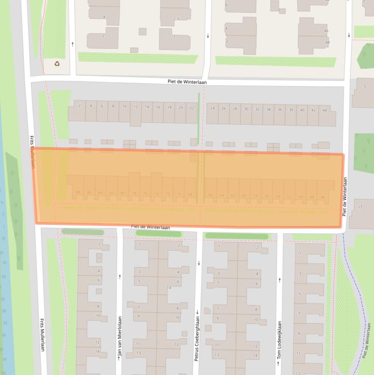 Kaart van postcodegebied 1183WC.
