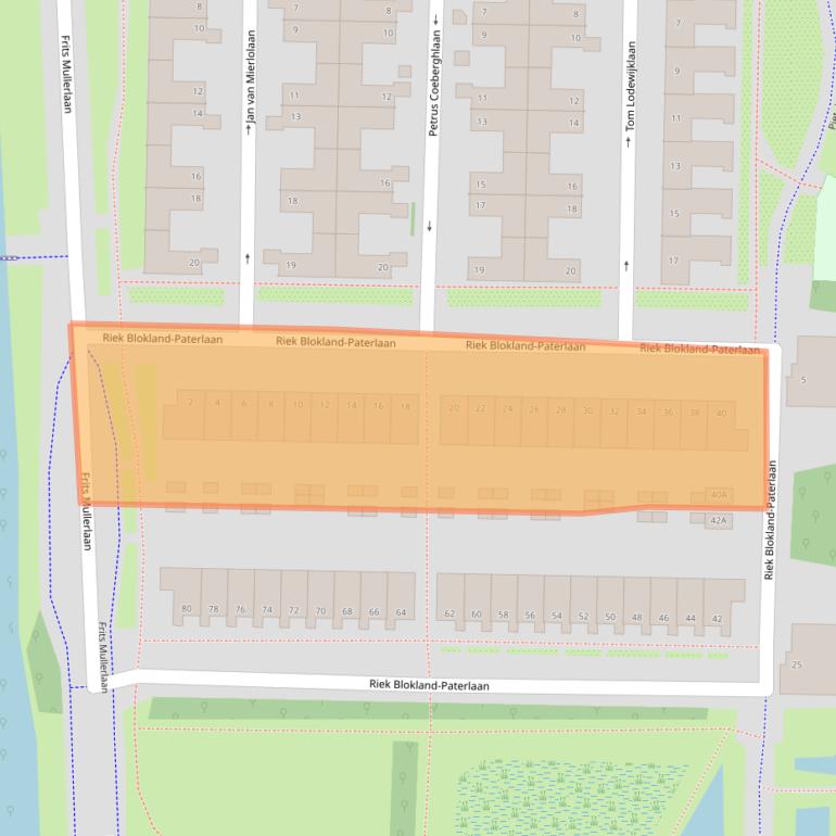 Kaart van postcodegebied 1183WJ.