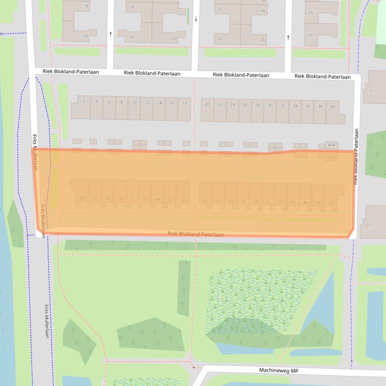 Kaart van postcodegebied 1183WK.