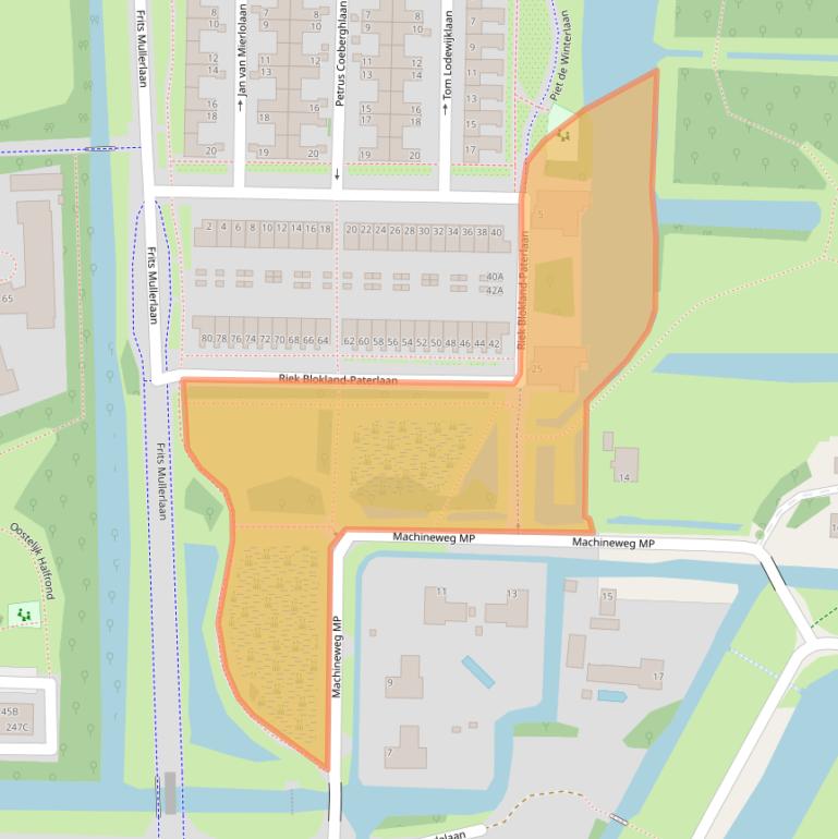 Kaart van postcodegebied 1183WL.