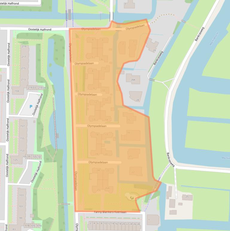 Kaart van postcodegebied 1183WN.