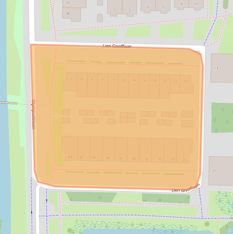 Kaart van postcodegebied 1183WV.