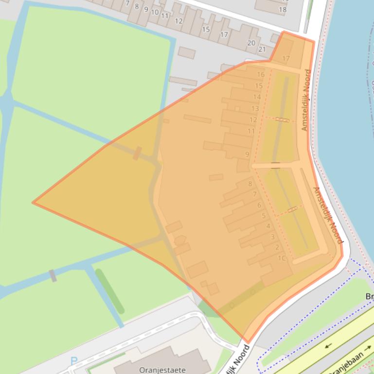 Kaart van postcodegebied 1184TB.