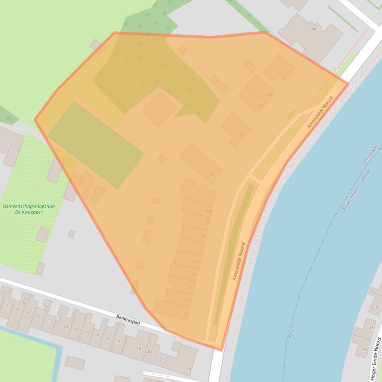 Kaart van postcodegebied 1184TC.