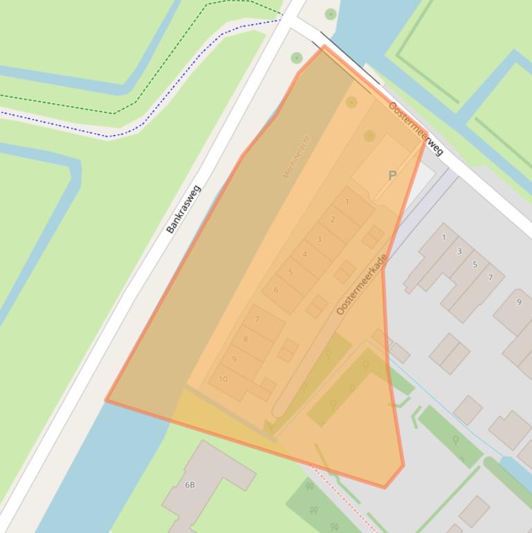 Kaart van postcodegebied 1184TV.