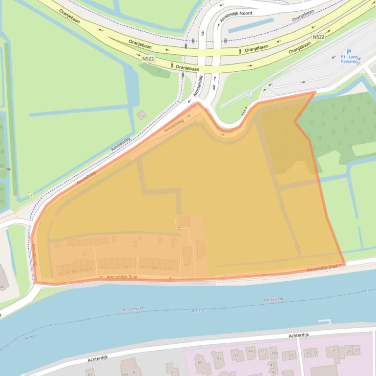 Kaart van postcodegebied 1184VC.