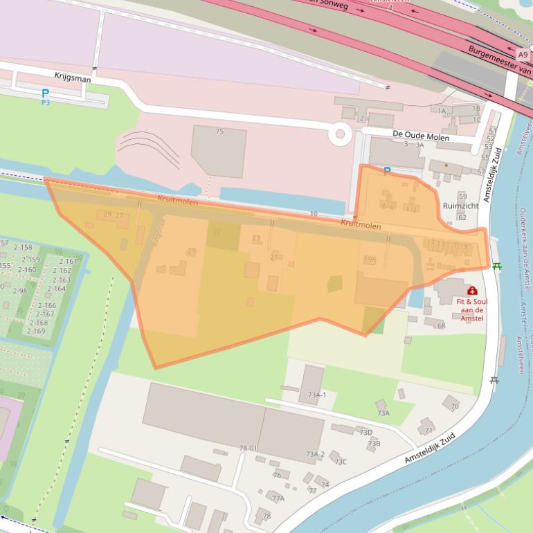 Kaart van postcodegebied 1184VX.