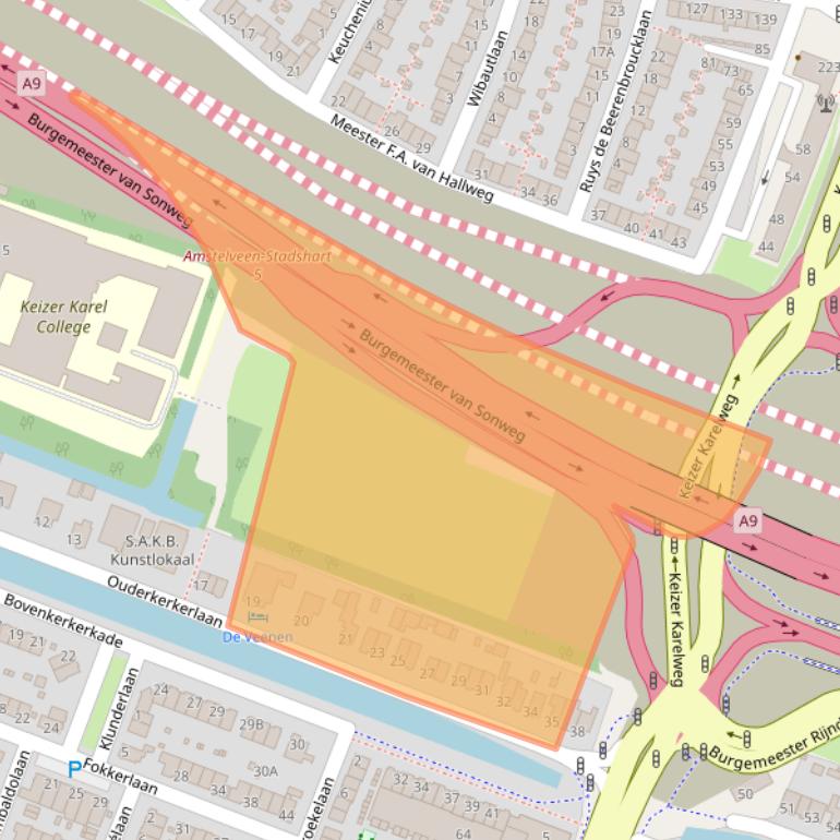 Kaart van postcodegebied 1185AC.