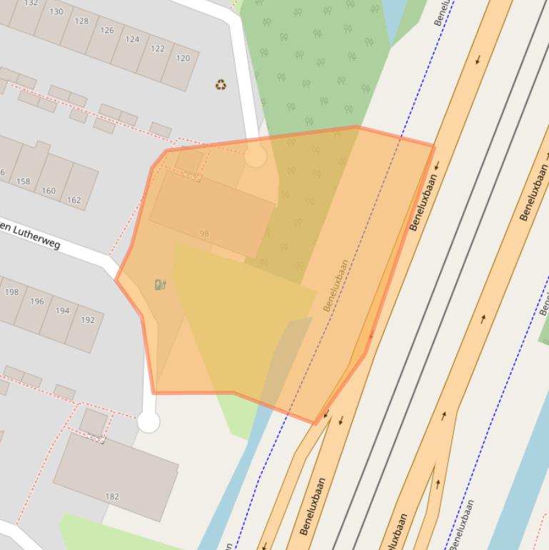 Kaart van postcodegebied 1185AR.