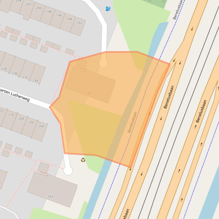 Kaart van postcodegebied 1185AT.