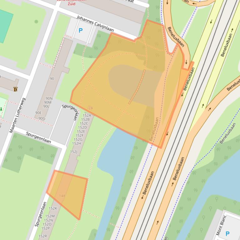 Kaart van postcodegebied 1185BD.