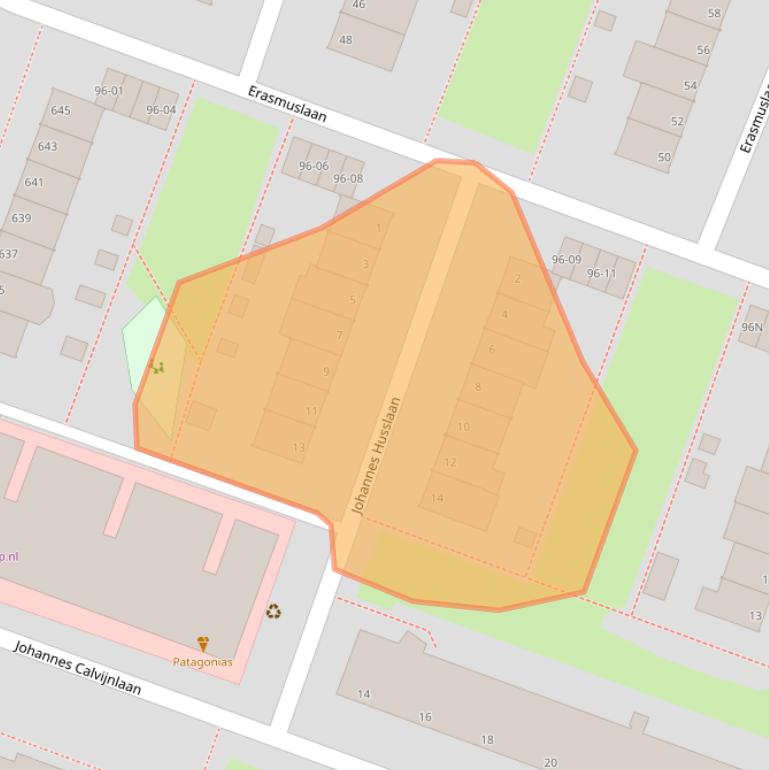 Kaart van postcodegebied 1185BK.