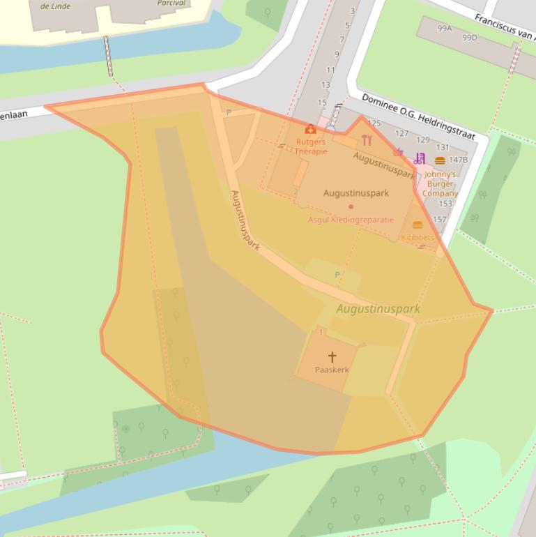 Kaart van postcodegebied 1185CN.