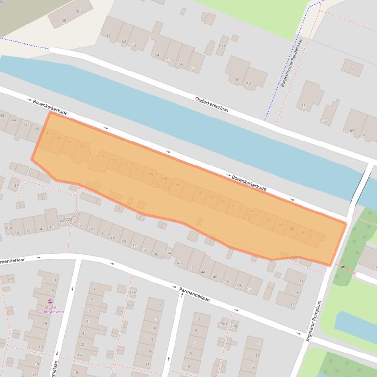 Kaart van postcodegebied 1185CS.
