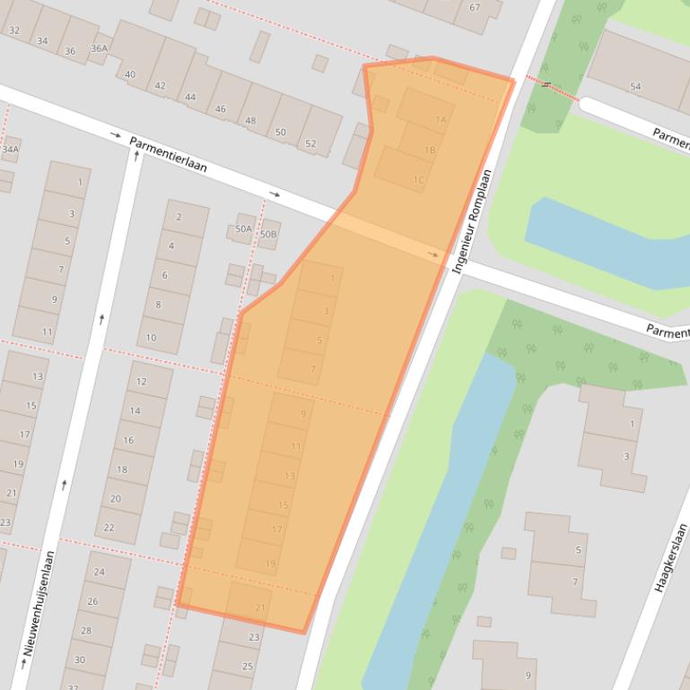 Kaart van postcodegebied 1185DK.