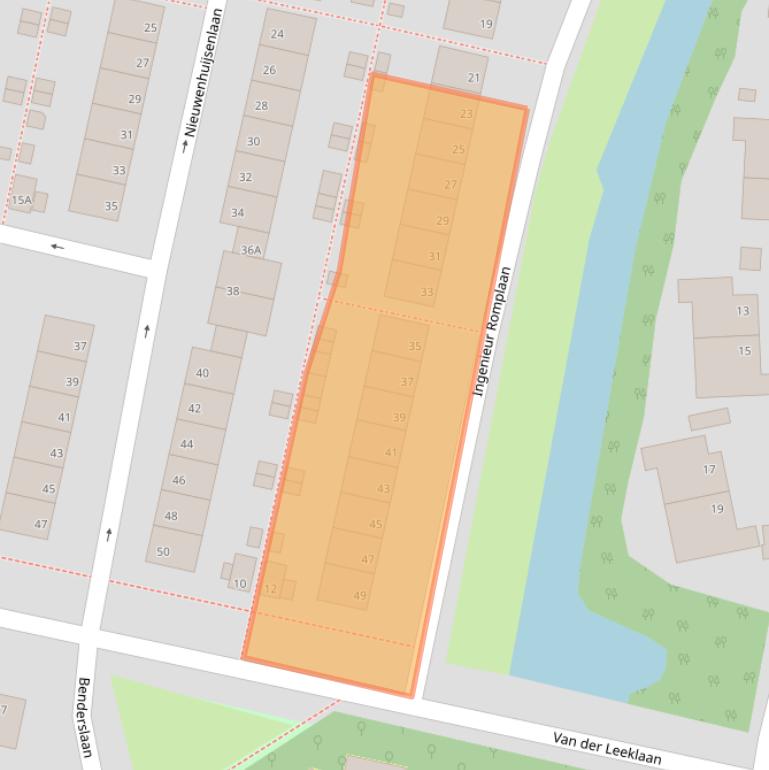 Kaart van postcodegebied 1185DL.