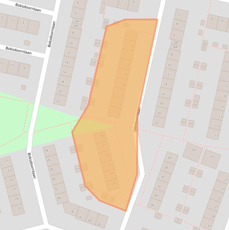 Kaart van postcodegebied 1185DZ.