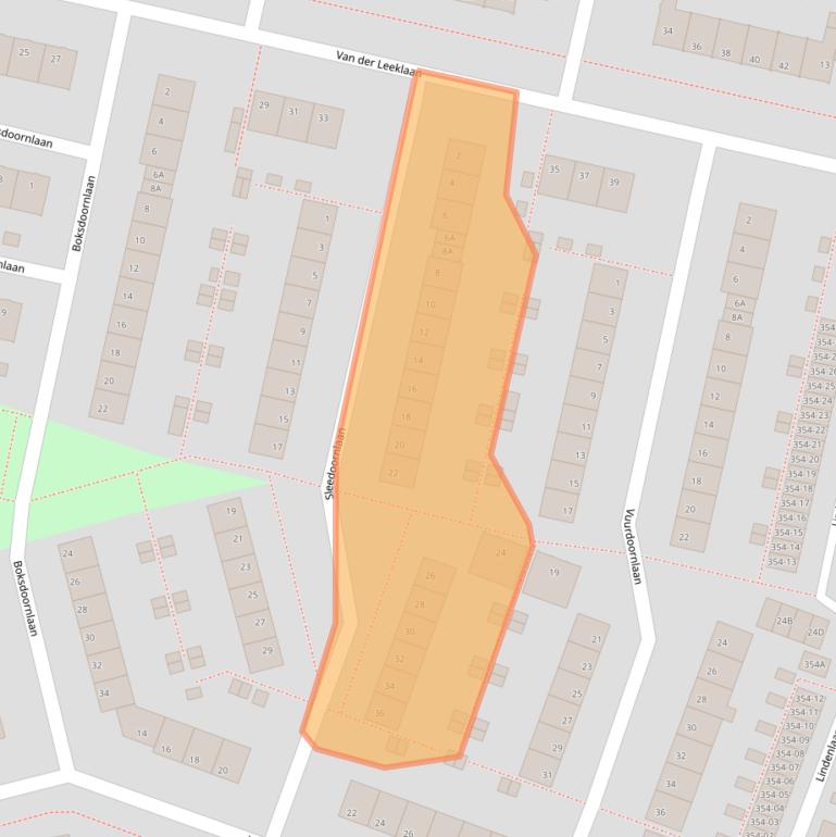 Kaart van postcodegebied 1185EA.