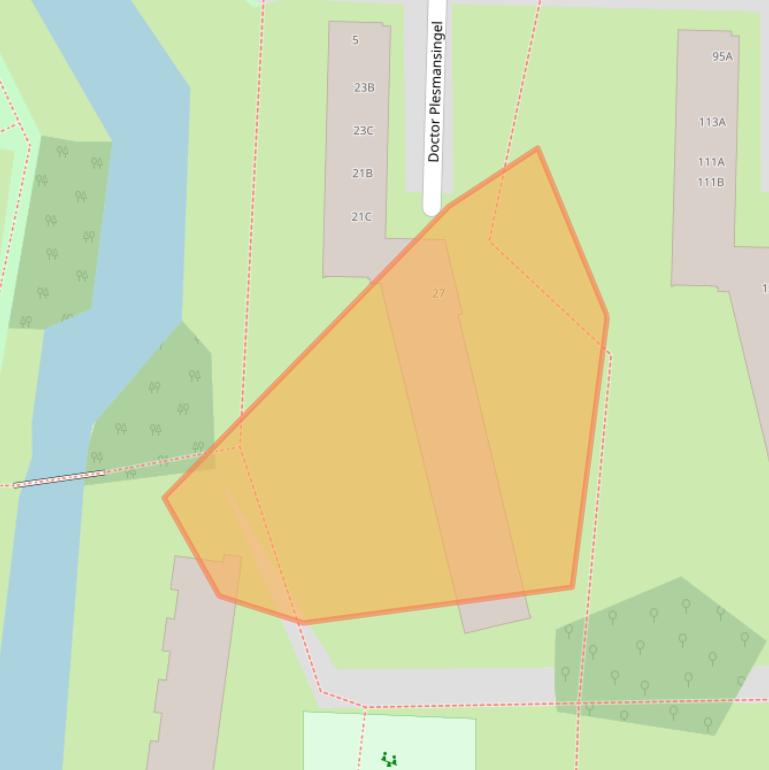 Kaart van postcodegebied 1185GM.