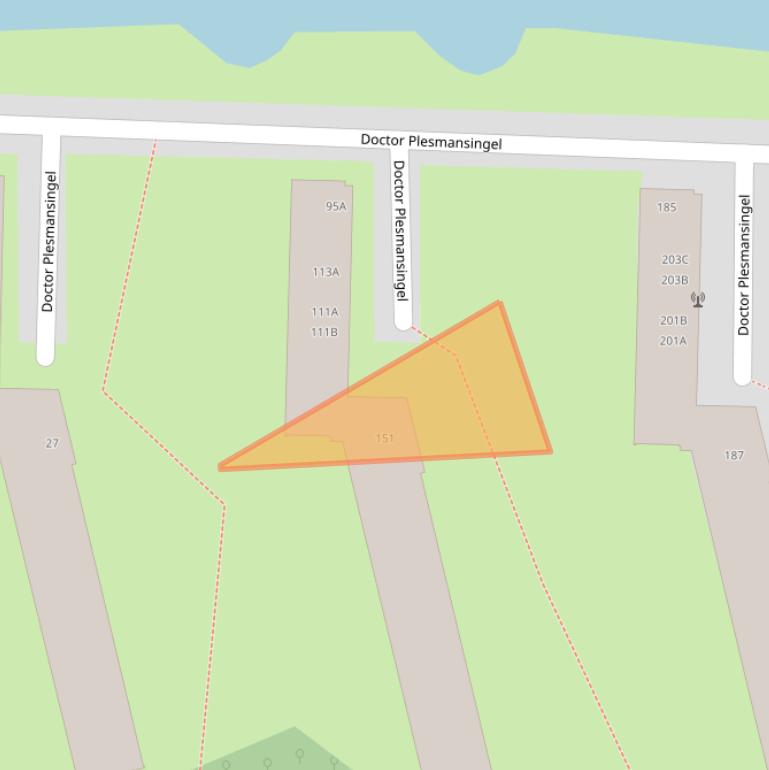 Kaart van postcodegebied 1185GP.