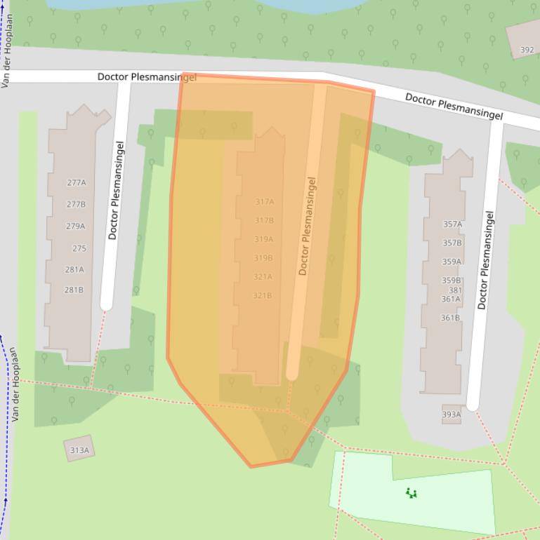 Kaart van postcodegebied 1185GV.