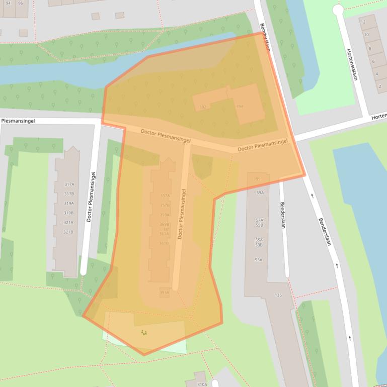 Kaart van postcodegebied 1185GW.