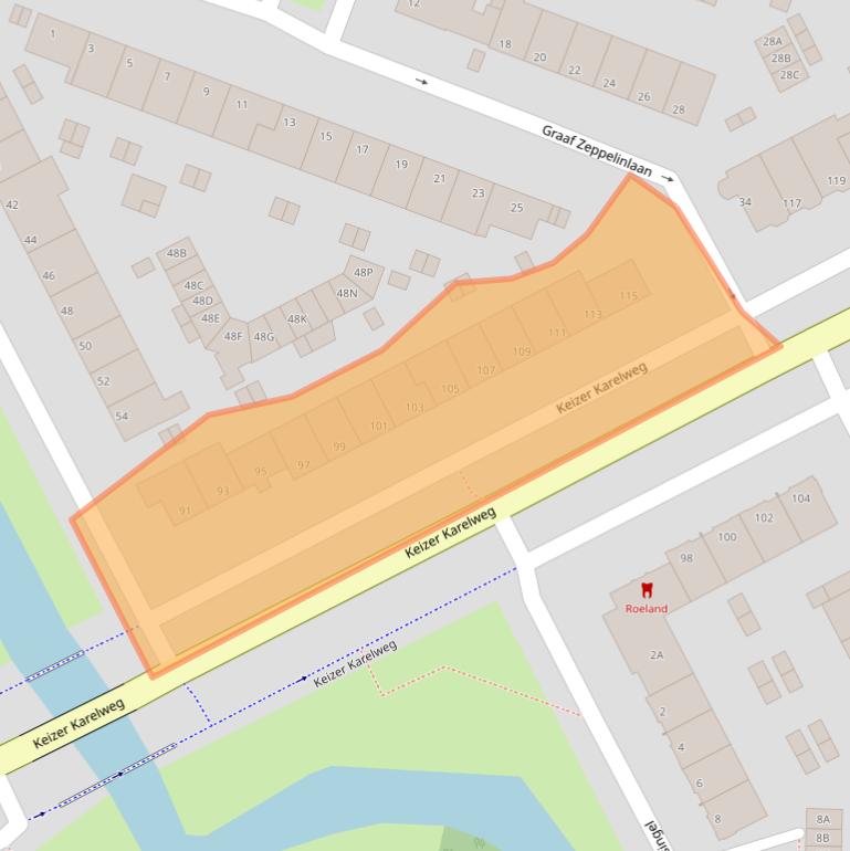 Kaart van postcodegebied 1185HR.