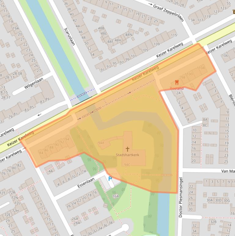 Kaart van postcodegebied 1185HX.