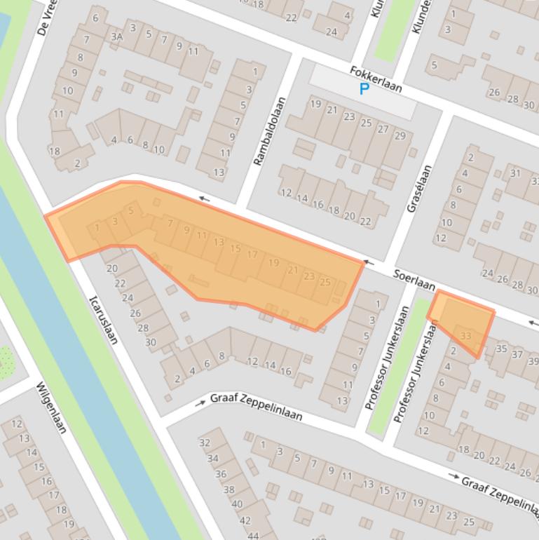 Kaart van postcodegebied 1185JG.