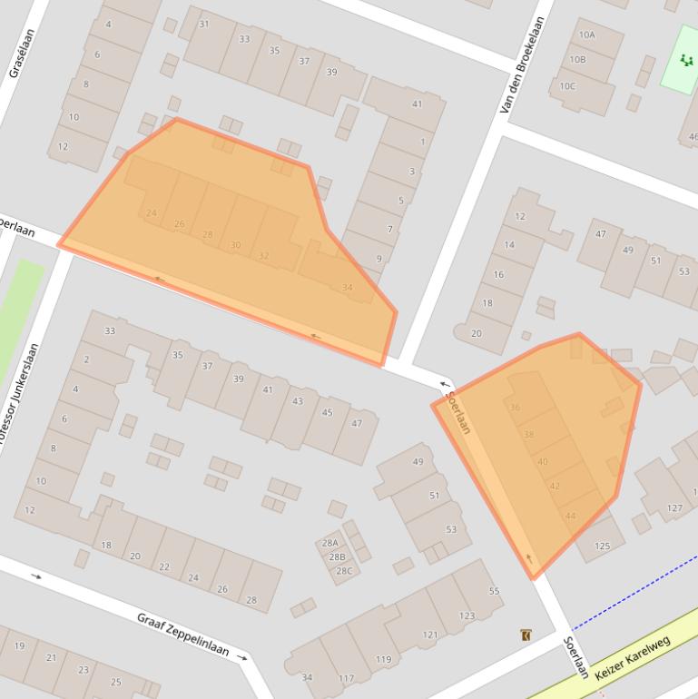 Kaart van postcodegebied 1185JK.