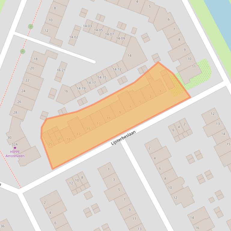 Kaart van postcodegebied 1185JS.