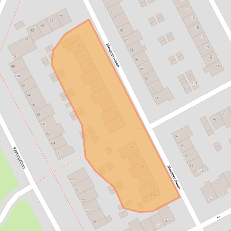 Kaart van postcodegebied 1185JW.