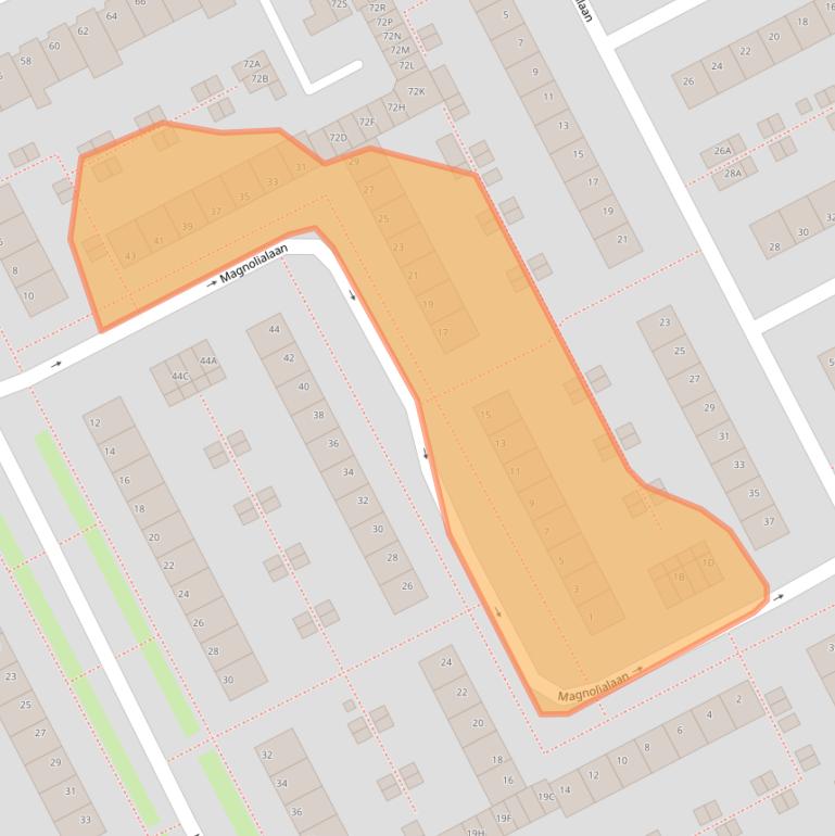 Kaart van postcodegebied 1185KP.