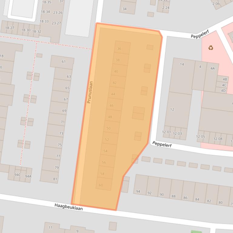 Kaart van postcodegebied 1185KX.