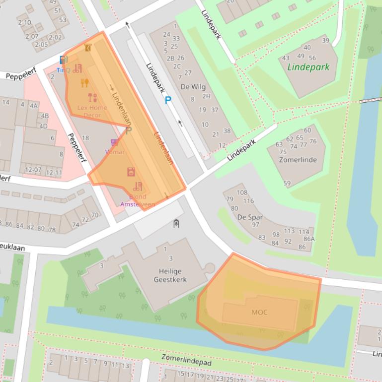 Kaart van postcodegebied 1185LC.