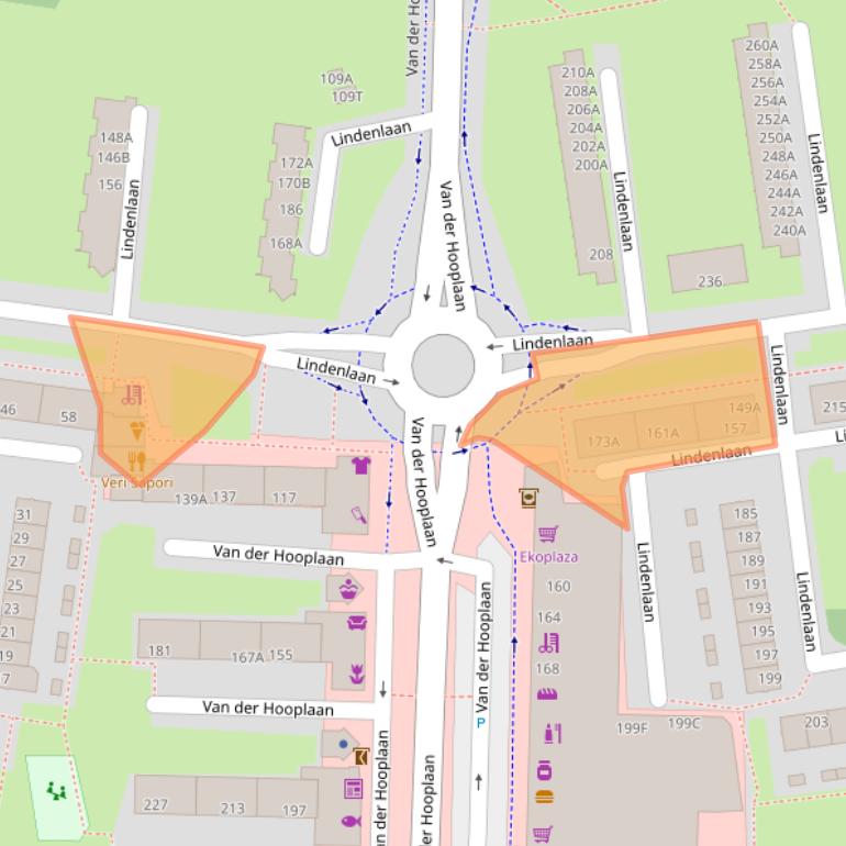 Kaart van postcodegebied 1185LG.