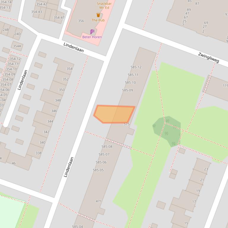 Kaart van postcodegebied 1185LT.