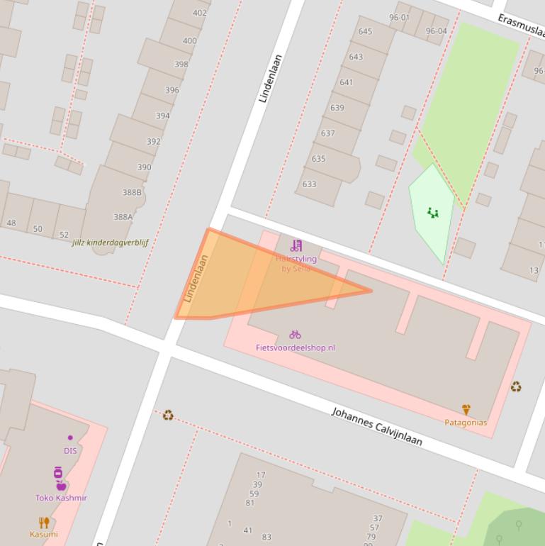 Kaart van postcodegebied 1185LX.