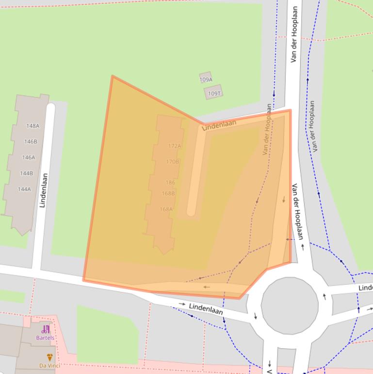 Kaart van postcodegebied 1185NE.