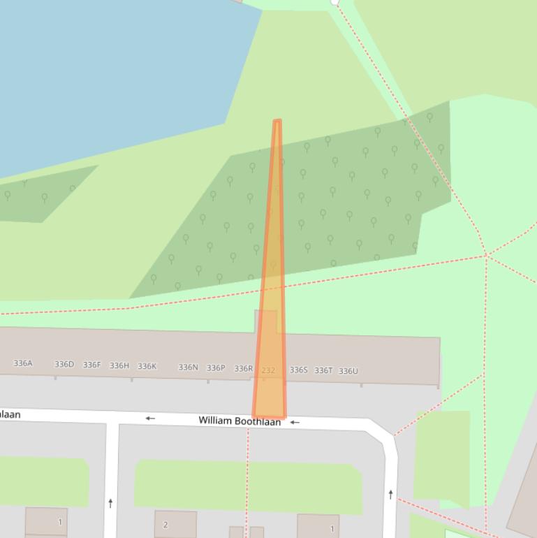 Kaart van postcodegebied 1185NZ.