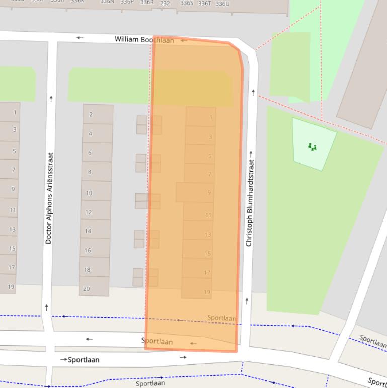 Kaart van postcodegebied 1185PB.